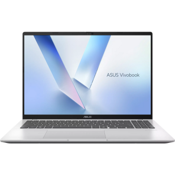 Asus Laptop ASUS Vivobook 16 M1607KA, AMD Ryzen AI 5 330, 16 inch, RAM 16 GB, SSD 512 GB, AMD Radeon Graphics, Windows 11 Home, Argintiu
