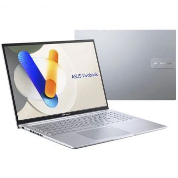 Asus Laptop ASUS VivoBook 16 X1605VA-MB1799W, Procesor Intel Core i5-13420H, Display 16 inch WUXGA, RAM 16 GB, SSD 512 GB, Placa video integrata Intel UHD Graphics, Windows 11 Home, Argintiu