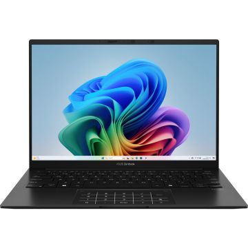 Asus Laptop ASUS ZenBook 14 OLED UM3406KA, AMD Ryzen AI 5 340, 14 inch, RAM 16 GB, SSD 1 TB, AMD Radeon Graphics, Windows 11 Home, Negru