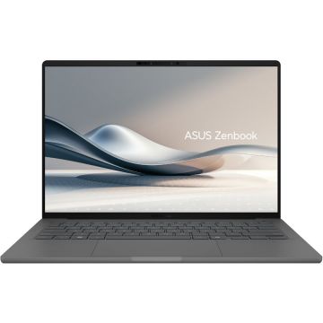 Asus Laptop ASUS Zenbook A14 OLED UX3407RA, Qualcomm Snapdragon X Elite, 14 inch, RAM 32 GB, SSD 1 TB, Qualcomm Adreno, Windows 11 Home, Gri