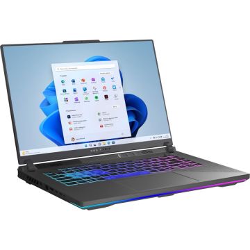 Asus Laptop gaming Asus ROG Strix G16 G614PR-R9161W, AMD Rayze 9 8940HX, 16, 165Hz, 16GB RAM, 1TB, Windows 11 Home, RTX5070 Ti, Negru