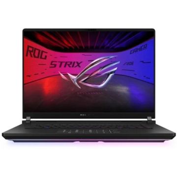 Asus Laptop Gaming Asus ROG Strix G16, Intel Ultra 7-255HX, 16 inch WQXGA, 16GB RAM, 1TB, nVidia RTX 5070Ti 12GB, Windows 11 Home, Negru