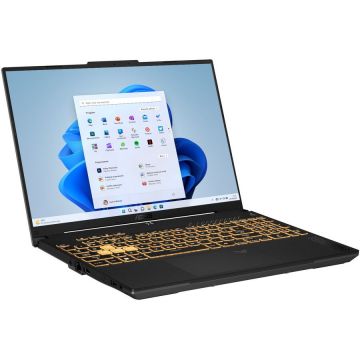 Asus Laptop Gaming ASUS TUF F16 FX607VJ-RL001W, Procesor Intel® Core™ 5 210H, 16'' WUXGA, 144Hz, IPS, 32GB DDR4 RAM, 1TB SSD, NVIDIA® GeForce RTX™ 3050 6GB GDDR6, Windows 11 Home, Gri