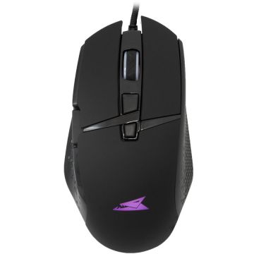 Baracuda Mouse Gaming cu fir Baracuda BGM-051 Raptor, 6.400 dpi, RGB, Cablu 1.5 m, Negru