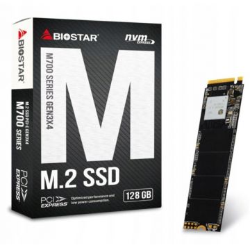 Biostar SSD Biostar M700, 128GB, M.2, PCIe