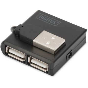 Digitus Hub USB Digitus DA-70217, USB 2.0, 4 porturi