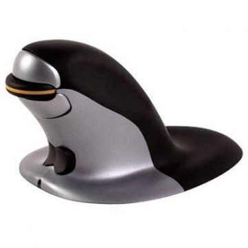 Fellowes Mouse de birou Fellowes 9894501, ambidextru, RF, wireless, laser, 1200 DPI, Negru-Argintiu