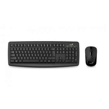 genius Kit tastatura si mouse Genius Smart KM-8100 Wireless, Negru