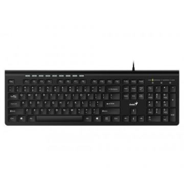 genius Tastatura Genius SlimStar 230, USB, Negru