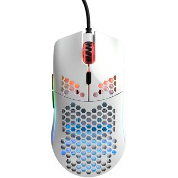 Glorious&nbsp;PC&nbsp;Gaming&nbsp;Race Mouse Glorious PC Gaming Race Model O, Ultrausor 67g, Alb Gloss