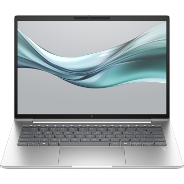 HP Laptop HP EliteBook 645 G11, AMD Ryzen 5 7535U, 14 inch, RAM 8 GB, SSD 256 GB, AMD Radeon Graphics, Windows 11 Pro, Argintiu