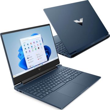 HP Laptop HP Victus 15-fa2039nw, Procesor Intel Core 5 210H, Display 15.6 FHD 144Hz, RAM 16GB, SSD 512GB, Placa video NVIDIA RTX 5060 8GB, Windows 11 Home,  Albastru