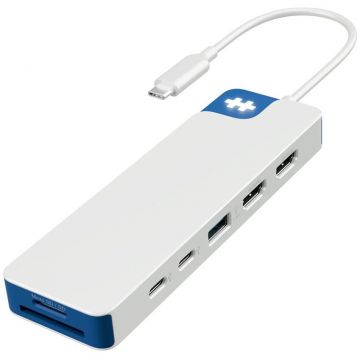 Hyper Hub USB-C Hyper HyperDrive Flex 9 Port Dual 4K HDMI, Albastru