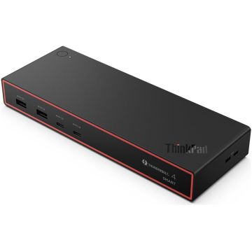 Lenovo Hub Lenovo ThinkPad Thunderbolt 4 Smart Dock Gen2 7500, Thunderbolt 4, Power Delivery 100W, 8K@60Hz, 2x DisplayPort, 1x HDMI, LAN 2.5Gbps, 4x USB-A 3.2 Gen 2, 2x USB-C 3.2 Gen 2