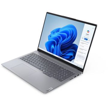 Lenovo Laptop Lenovo ThinkBook 16 G7, AMD Ryzen 5 7535HS, 16 inch, RAM 16 GB, SSD 256 GB, AMD Radeon 660M, Windows 11 Pro, Gri
