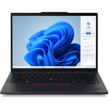 Lenovo Laptop Lenovo ThinkPad T14 Gen 5, AMD Ryzen 5 PRO 8540U, 14 inch, RAM 16 GB, SSD 512 GB, AMD Radeon 740M, Windows 11 Pro, Negru