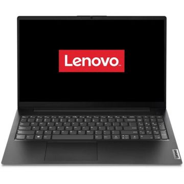 Lenovo Laptop Lenovo V15 G4 AMN, Procesor AMD Ryzen™ 5 7520U, Display 15.6 FHD, RAM 16GB, 512GB SSD, Placa video integrata AMD Radeon 610M, Windows 11 Pro, Negru