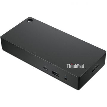 Lenovo Statie de andocare Lenovo ThinkPad Universal USB-C Dock, adaptor 135W, 2x DisplayPort, HDMI, Ethernet LAN