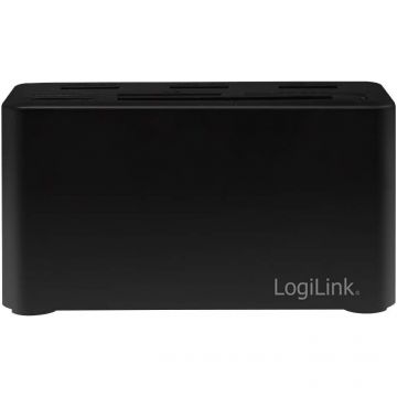 logilink Docking Station LogiLink USB 3.2 Gen 1 Mini Docking, 8-in-1, USB-C, Cititor Carduri, Negru