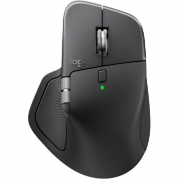 Logitech Mouse Logitech MX Master 4 for business, Wireless, 8000 DPI, MagSpeed Scrolling, Logi Bolt Receiver, Bluetooth, Gri inchis