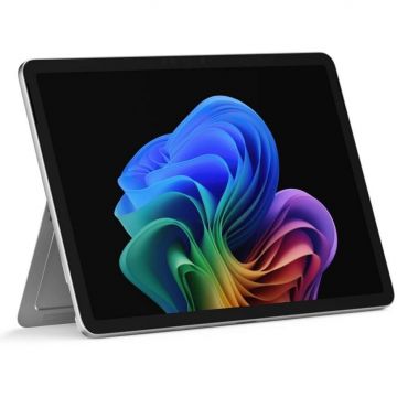 Microsoft Laptop 2 in 1 Microsoft Surface Pro 12, Procesor Snapdragon X Plus, Display 12 PixelSense LCD, Touch, RAM 16GB, SSD 512GB, Windows 11 Pro, Argintiu