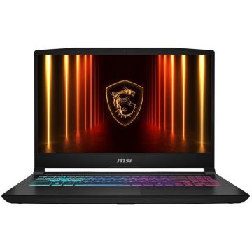 MSI Laptop MSI Katana 15 HX B14WFK-605XPL, Intel Core i7-14650HX, 15.6 Full HD, 16 GB DDR5, 512 GB SSD, NVIDIA GeForce RTX 5060, No OS, Negru