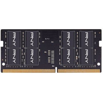 PNY Memorie RAM PNY 16GB DDR4 3200 SO-DIMM, 3200 MHz, 1x modul, Negru