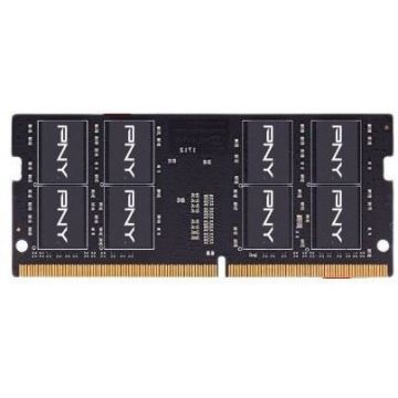 PNY Memorie RAM PNY 32GB DDR4 3200 SO-DIMM, viteza mare, consum redus, Negru