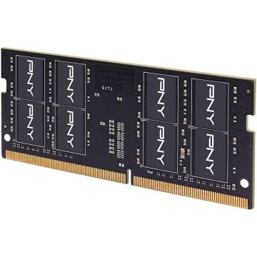 PNY Memorie RAM PNY 8GB, DDR4 3200 SO-DIMM, 3200 MHz, Negru