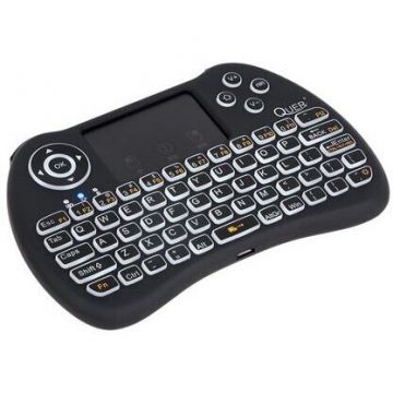 QUER Tastatura Touchpad Smart TV Box, mini Q5, Quer, Negru
