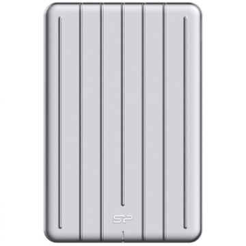 Silicon&nbsp;power HDD extern portabil Silicon Power Armor A75, 1TB, military grade shockproof, USB 3.1 Gen1 / Type-C, argintiu