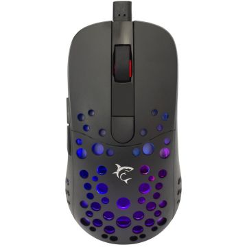 White&nbsp;Shark Mouse de gaming, White Shark GM-9004, Tristan, cu fir, 7 butoane, 12000 dpi, RGB, Negru