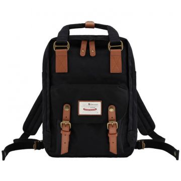 , 14 inch, Capacitate 16L, Negru/Maro