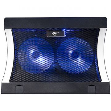 Cooler HV-F2051, Compatibil cu dispozitive de maxim 17 inch, Negru