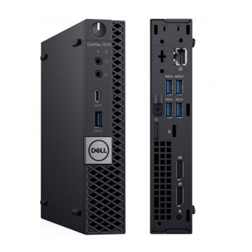 Dell, OPTIPLEX 7070  Intel Core i5-8500, 3.00 GHz, HDD: 256 GB SSD, RAM: 8 GB, video: Intel HD Graphics 630 ; Micro