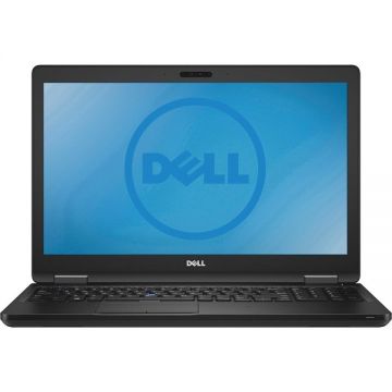 Laptop DELL, LATITUDE 5580, Intel Core i7-7600U, 2.80 GHz, HDD: 256 GB, RAM: 8 GB, video: Intel HD Graphics 520, nVIDIA GeForce 930MX, webcam, 15.6