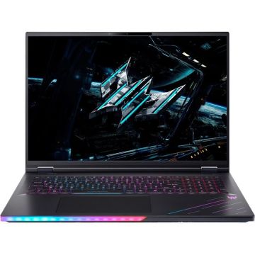 Laptop Gaming 18inch Predator Helios 18 AI PH18-73 Intel Core Ultra 9 275HX 128GB 1TB + 2TB + 1TB SSD GeForce RTX 5080 16GB Windows 11 Pro Abyssal Blac