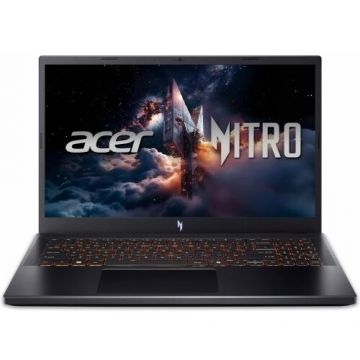 Laptop Nitro V 15 AI FHD 15.6 inch AMD Ryzen 5 7640HS 16GB 512GB SSD RTX 4050 Free Dos Obsidian Black