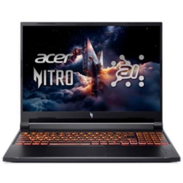 Laptop Nitro V16 ANV16 FHD 16 inch AMD Ryzen AI 5 240 16GB 512GB SSD RTX 5050 Windows 11 Home Black