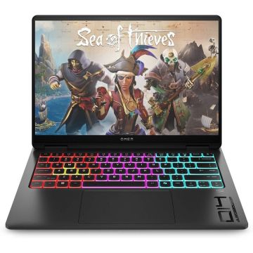 Laptop Omen Transcend 14-fb1217nw  Ultra 7 255H 14inch 3K OLED 120Hz 32GB 1TB Windows 11 Home RTX5060 Negru