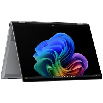 Laptop OmniBook X Flip 2-in-1 NG AI WUXGA 16 inch AMD Ryzen AI 7 350 24GB 1TB SSD Windows 11 Home Meteor Silver