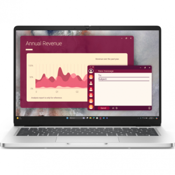 Laptop Pro FHD+ 14 inch Intel Core 5 120U 16GB 1TB SSD Windows 11 Pro Platinum Silver