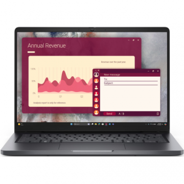 Laptop Pro FHD+ 14 inch Intel Core Ultra 5 235U 16GB 1TB SSD Windows 11 Pro Magnetite