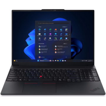 Laptop ThinkPad E16 G3 WUXGA 16 inch AMD Ryzen 5 230 16GB 512GB SSD Windows 11 Pro Black