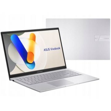 Laptop VivoBook 15 X1504VA-BQ2919W  Core 5-120U 15.6inch 16GB 512GB Windows 11 Home Silver
