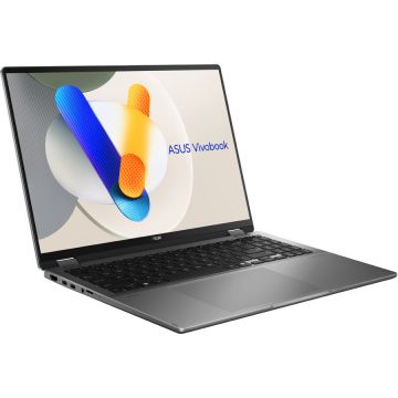Laptop Vivobook 16 Flip WQXGA+ 16 inch Intel Core Ultra 7 256V 16GB 1TB SSD Windows 11 Home Matte Gray