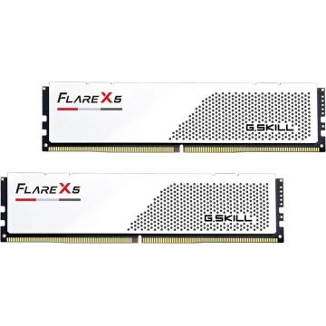 Memorie G.Skill Flare X5 64GB DDR5 6000MHz CL28 Dual Channel Kit White
