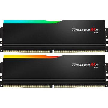 Memorie G.Skill Ripjaws M5 RGB 64GB DDR5 6000MHz CL30 Dual Channel Kit Black