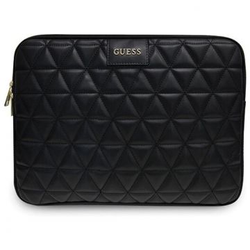 Quilted compatibila cu laptop 13 inch Black