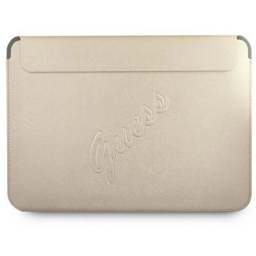 Saffiano Script compatibila cu laptop 13 inch Gold